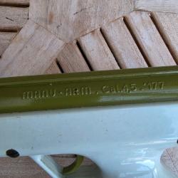 Pistolet &agrave; plomb vintage MANU-ARM - Calibre 4.5 mm (.177) - Made in France