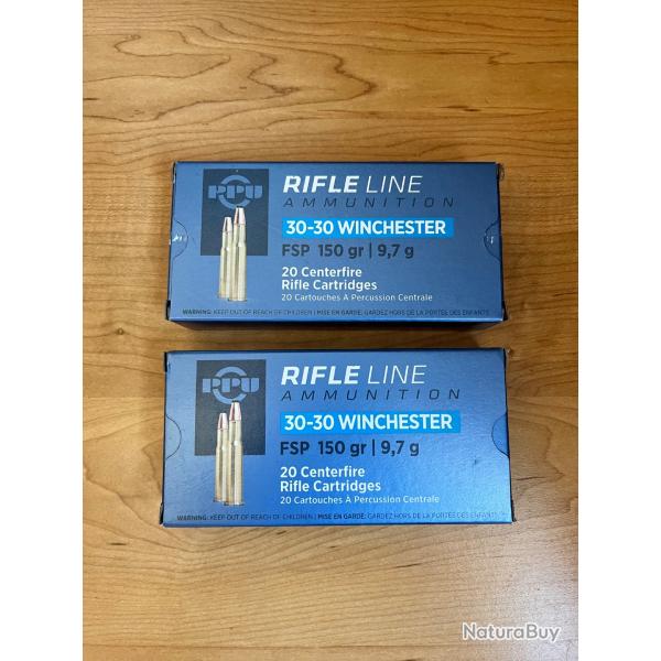 PPU 30-30 150gr neuves