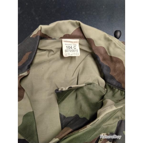 Veste de combat F2 Arm�e Fran�aise neuve 104C.