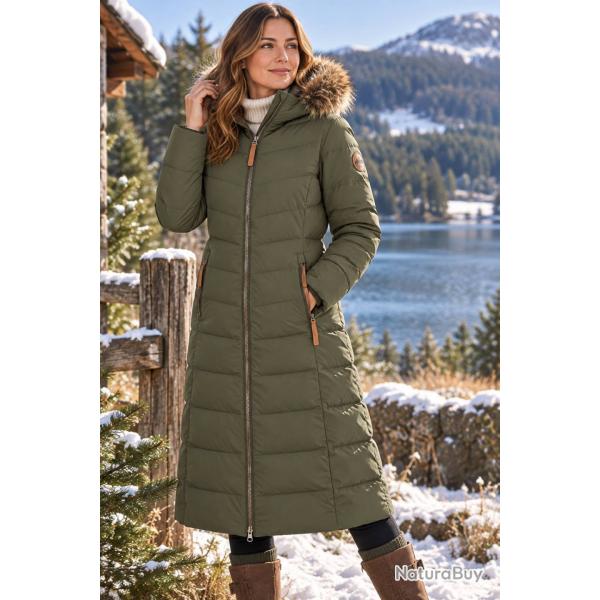 Manteau long matelass� pour femme Trespass Audrey