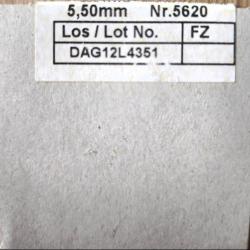 Amorce berdan RWS 5,5 mm.