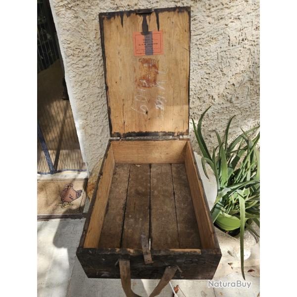 Caisse vide munitions allemandes