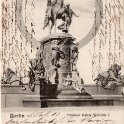 Carte postale de Berlin, Denkmal Kaiser Wilhelm I. -N&deg;8696