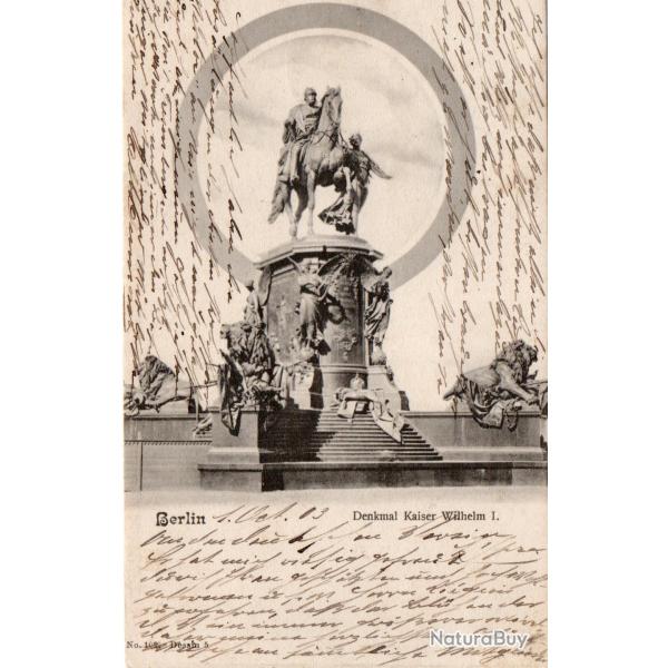 Carte postale de Berlin, Denkmal Kaiser Wilhelm I. -N�8696