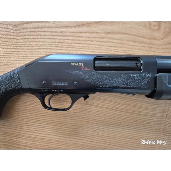 Fusil � pompe Fabarm synth�tique canon 71cm