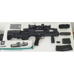 Springfield ARMORY hellion 223/5.56 et vortex venom + silencieux Ozuma parfait &eacute;tat