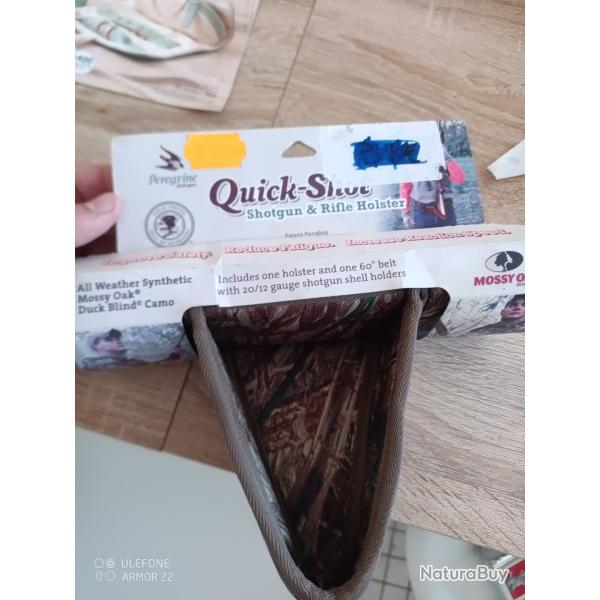 �tuis porte fusil quick shot battue chasse neuf