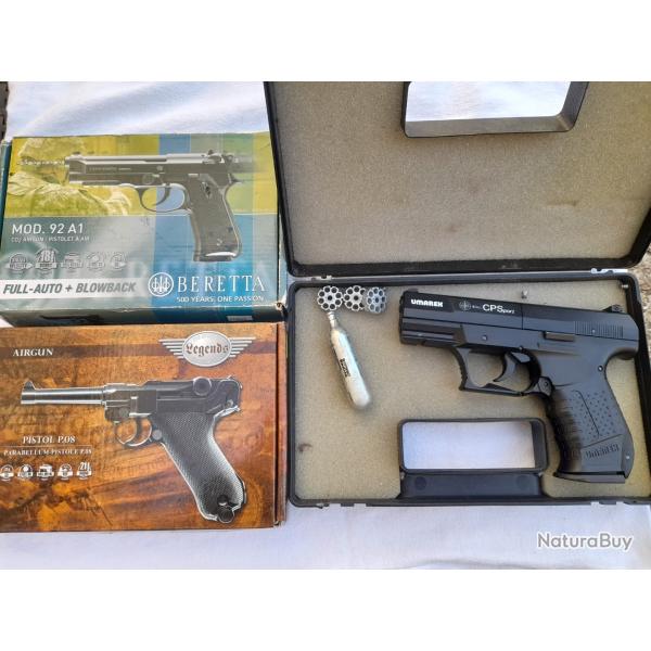 LOT 3 PISTOLET AIRSOFT CO2