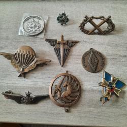 lot d'insigne militaire divers