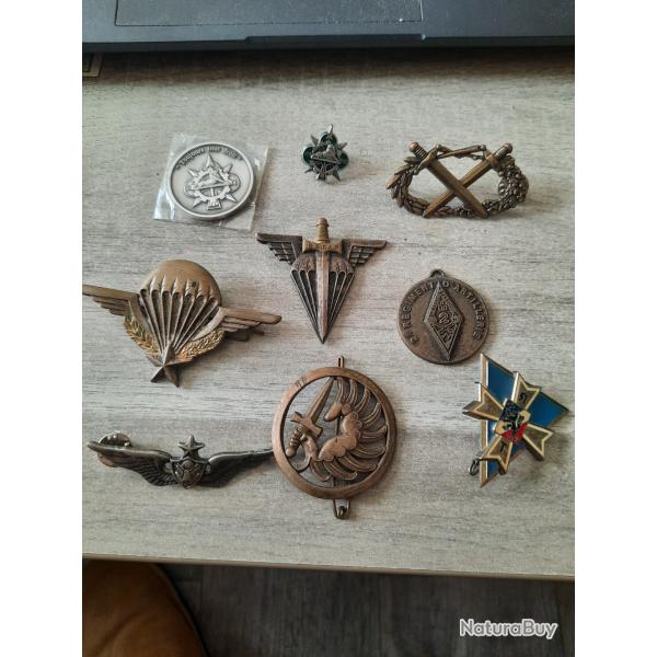 lot d'insigne militaire divers