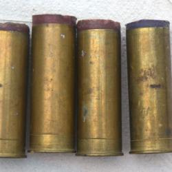 Douilles laiton de collection calibre 12 lot A
