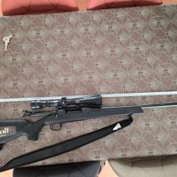 Carabine smith & wesson cal 270 a verrou lunette Meopta 6x42
