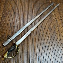 SABRE CAVALERIE L&Eacute;G&Egrave;RE Mle 1822/83 � Ch&acirc;tellerault 1883 � Garde Matricul&eacute;e & Poin&ccedil;onn&eacute;e