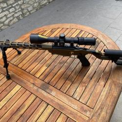 CARABINE RUGER PRECISION RIMFIRE CAL.22LR MARRON BRONZE + Vortex DiamondBack 6-24x50 + D&eacute;part TIMNEY