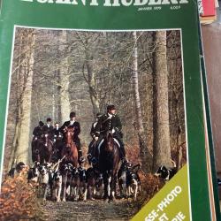 Le saint Hubert revue ann&eacute;e 1979 avec reliure soit 12 num&eacute;ros