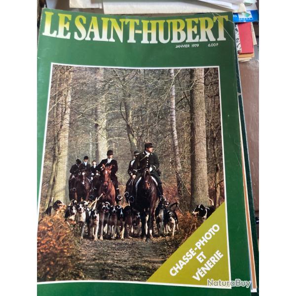 Le saint Hubert revue ann�e 1979 avec reliure soit 12 num�ros