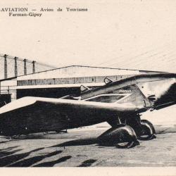 Carte postale ancienne Istres-Aviation Avion de Tourisme Farman-Gipsy -N&deg;8701