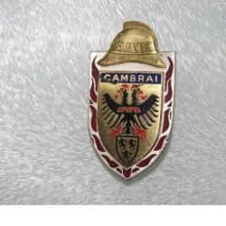 INSIGNE DE POMPIERS   DE CAMBRAI