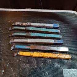 Lot outils tour professionnel  carr&eacute; en 10*10 mm lot 5