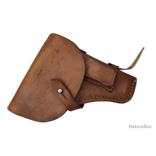�tui holster cuir militaire pistolet Makarov PM Type 59 surplus arm�e vintage