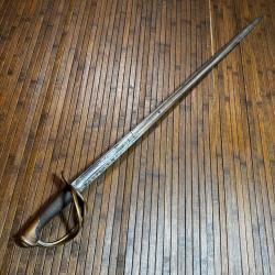 SABRE 1822-83 DE CAVALERIE FRAN&Ccedil;AISE CHATELLERAULT GARDE MATRICUL&Eacute;E ET POIN&Ccedil;ONN&Eacute; /2/