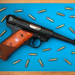 Paire de plaquettes pour pistolet Ruger Mark III et IV