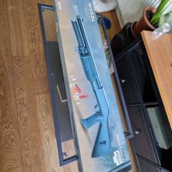 Fusil &agrave; pompe Airsoft M56AL Double Eagle - Tri-Shot (3 billes par coup) - Tr&egrave;s bon &eacute;tat en bo&icirc;te