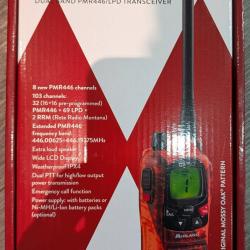 OFFRE NB CHASSE 2XMIDLAND G9 PRO ORANGE version export 5W boost&eacute; LIVRAISON OFFERTE