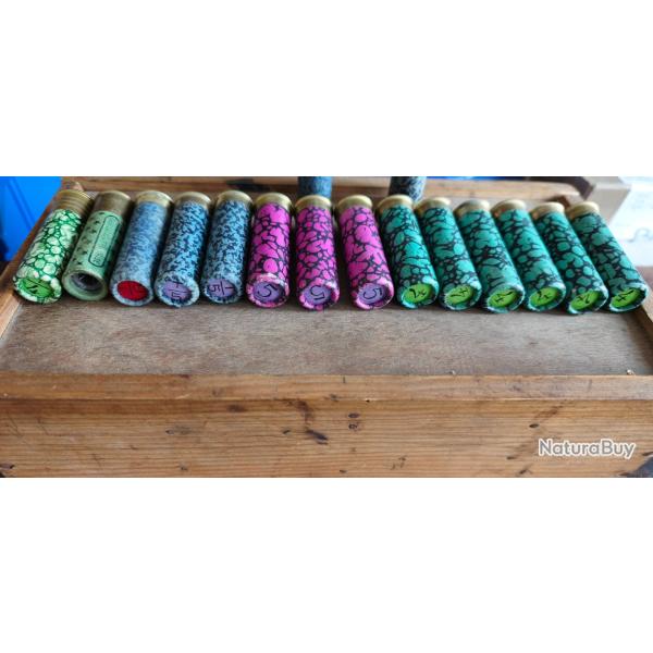 Lot de cartouches carton calibre 16 St �tienne