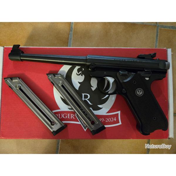 RUGER - PISTOLET MARK IV STANDARD .22LR 6.88" 10CPS 75EME ANNIVERSAIRE