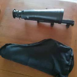 lunette de hutte 9x63 avec amortisseur et housse
