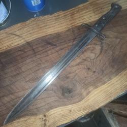 Ba&iuml;onnette allemande mod&egrave;le ersatz - grande guerre 14-18 sans fourreau - mise en vente 1�