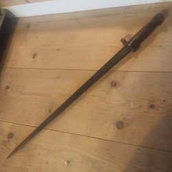 Ba&iuml;onnette hollandaise pour Mannlicher 1895 sans fourreau - mise en vente 1�