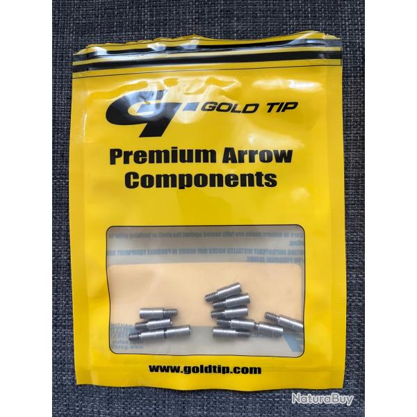 GOLD TIP - Masses Fact .166" 10 grains : Qt�e 12 pieces