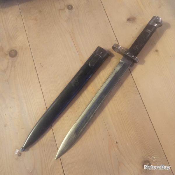 Ba�onnette autrichienne Steyr Mannlicher 1895 compl�te avec fourreau - mise en vente 1�