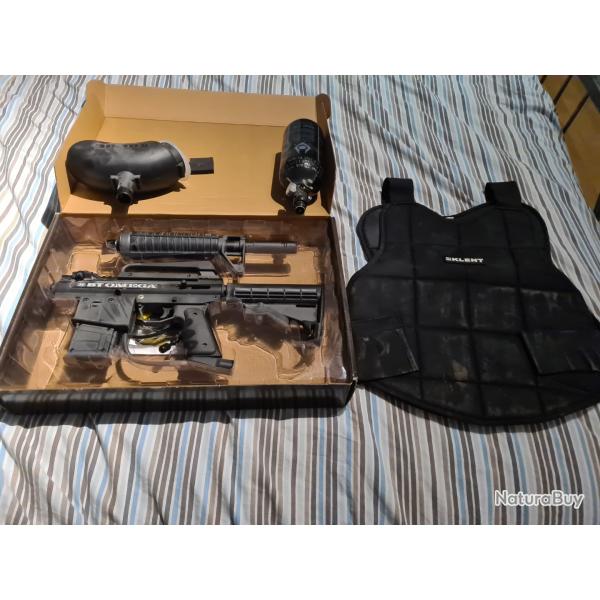 Pack Paintball complet - Empire BT Omega + Gilet & Accessoires