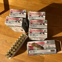 Cartouches 30-30 winchester Super X Power-Point