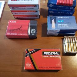Super lot de 200 cartouches 7x57 mauser!