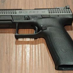 Pistolet CZ P-10 F calibre 9x19 + Hausse + Guidon LPA Fibre