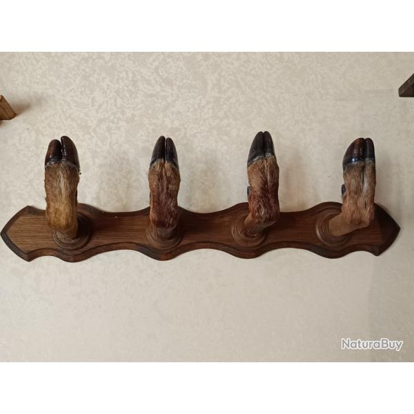 Ratelier porte fusil  4 pattes de cerf