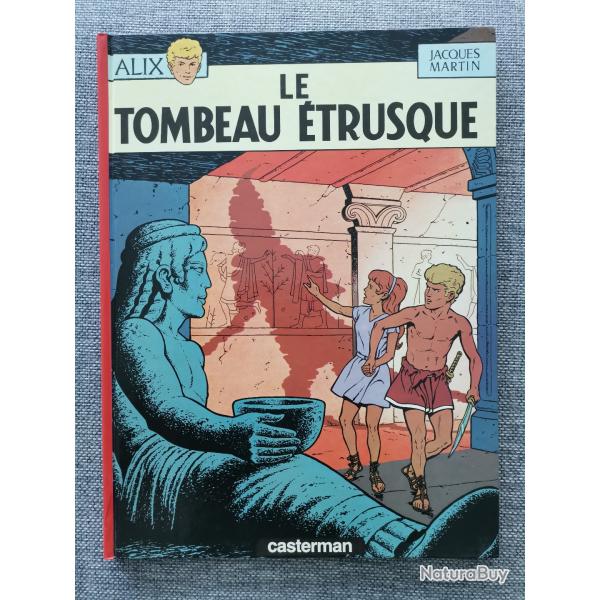 BD Alix, Le Tombeau Etrusque par Jacques Martin Casterman
