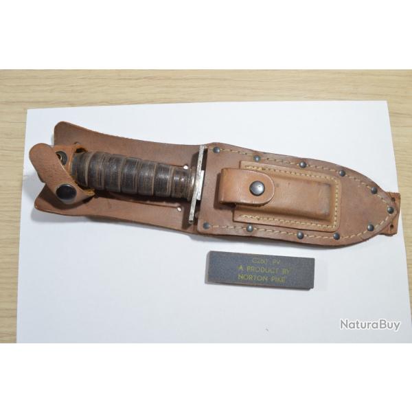 Couteau Am�ricain Pilote Knife Militaire Camillus 8-1978 USA Poignard