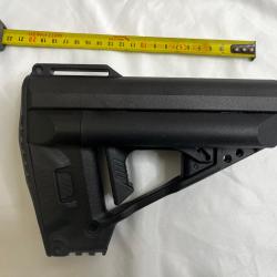 Crosse qrs pour M4 Noir - vfc - Crosse VFC QRS (Quick Response System) pour M4 AEG & GBBR - Black