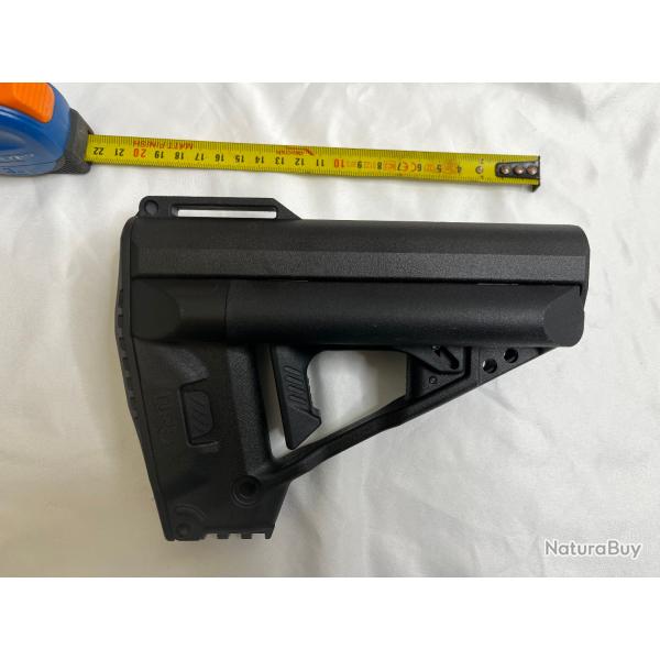 Crosse qrs pour M4 Noir - vfc - Crosse VFC QRS (Quick Response System) pour M4 AEG & GBBR - Black