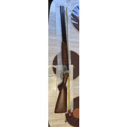 Fusil de chasse superpos&eacute; avec gravures (Mod&egrave;le: Version droitier, canon de 71 cm, Calibre: 12/76)
