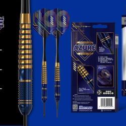 HARROWS - Fl&eacute;chettes Pointe Acier AZURE 24 grammes