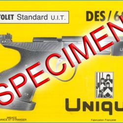 Notice UNIQUE DES 69U scann&eacute;e haute r&eacute;solution