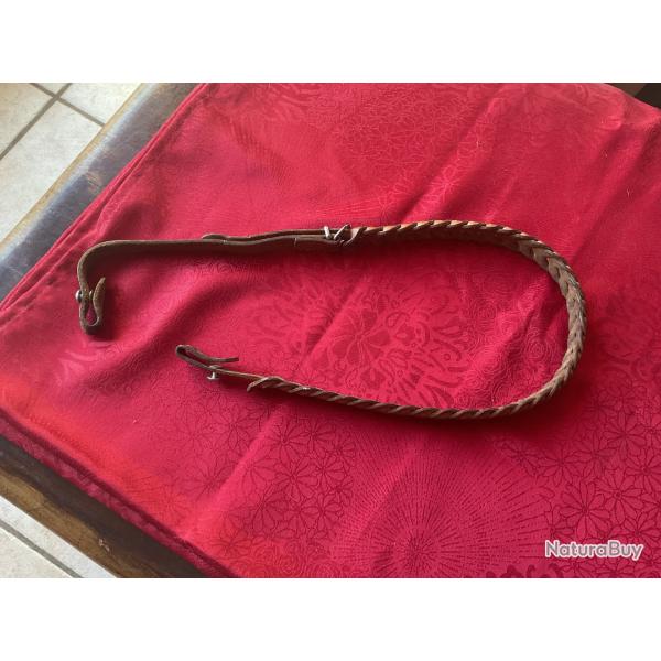 Bretelle tress�e marron claire, pas de prix de r�serve
