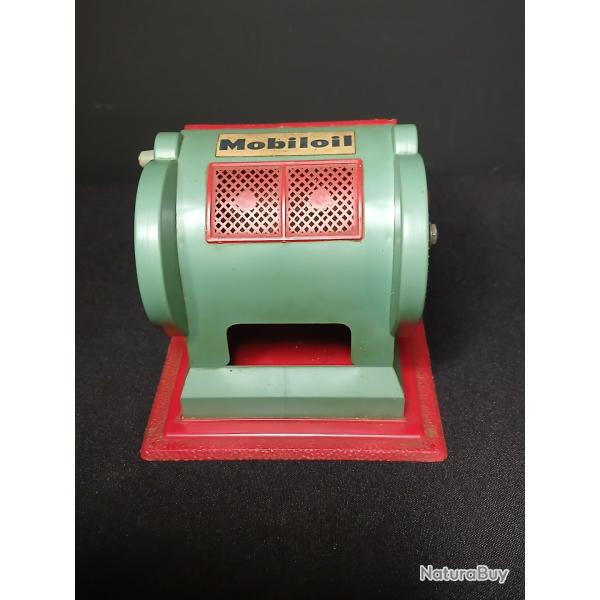 Rare jouet vintage Mobiloil, tampon encreur brevet�, fabrication fran�aise ann�es 1950-1960