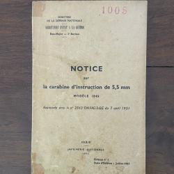 INTROUVABLE Notice d'instruction MAS 45